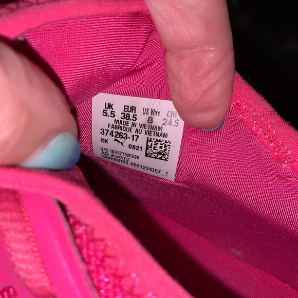 Puma rare neon pink sneakers size 8 - Picture 7 of 9